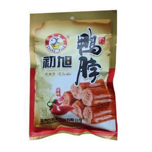 肉類零食-溫州特產(chǎn) 初旭辣味香辣鴨脖 初旭休閑裝鴨脖100g 獨(dú)立休閑小包裝-肉.